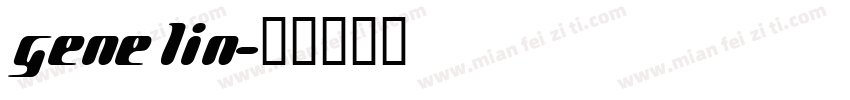 GENE LIN字体转换